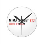 MIMA STREET  Wall Clocks