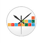 I
 love
 chemistry  Wall Clocks