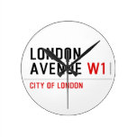 London Avenue  Wall Clocks