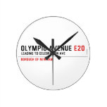 Olympic Avenue  Wall Clocks