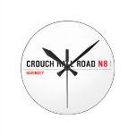 Crouch Hall Road  Wall Clocks