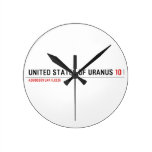 United States of Uranus  Wall Clocks
