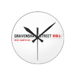 Gravenshaw Street  Wall Clocks