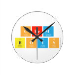 Chem
 Boys  Wall Clocks