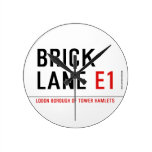Brick lane  Wall Clocks