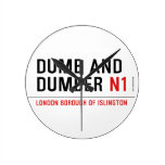 DUMB AND DUMBER  Wall Clocks