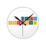 Merry
  Christmas
   Wall Clocks