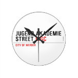 jugend akademie Street  Wall Clocks