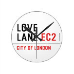 Love lane  Wall Clocks