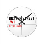 Boxter Street    Wall Clocks