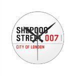 Shepooo Street  Wall Clocks