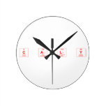 C a l y  Wall Clocks