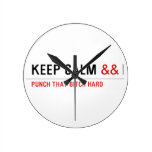 Keep calm  Wall Clocks