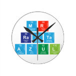 Mr
 RANITA 
 Azul  Wall Clocks