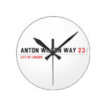 Anton Wilson Way  Wall Clocks