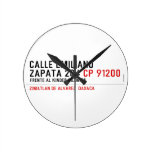 CALLE EMILIANO  ZAPATA 204  Wall Clocks