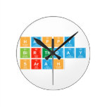 Happy
 Birthday
 Sarah  Wall Clocks