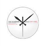 the hammer and sickle  Wall Clocks