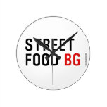 Street Food  Wall Clocks