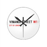 VINANDI STREET  Wall Clocks