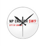 NP English  Wall Clocks
