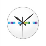 feliz cumple feli  Wall Clocks
