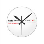 ALENA GRISHCHEVA  STREET  Wall Clocks