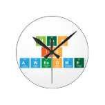 Allan
 is
 Awesome  Wall Clocks