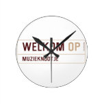 Welkom  Wall Clocks