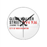 glenn walker street  Wall Clocks
