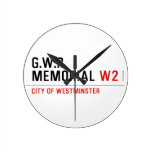 G.w.r memorial  Wall Clocks