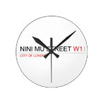 NINI MU STREET  Wall Clocks