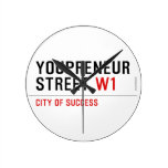 Youpreneur Street  Wall Clocks