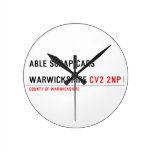 ABLE SCRAP CARS  WARWICKSHIRE  Wall Clocks