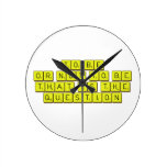 TO BE
 OR NOT TO BE
 THAT IS THE 
 QUESTION  Wall Clocks