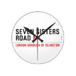 Seven Sisters Road  Wall Clocks