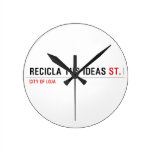 RECICLA TUS IDEAS  Wall Clocks