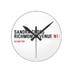 Sandra Cross Richmond Avenue  Wall Clocks