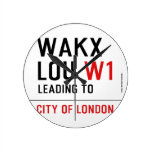 WAKX LOU  Wall Clocks