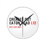 Creases Out Eaton Road  Wall Clocks