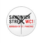 Sandwich Street  Wall Clocks