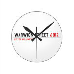 Warwick Street  Wall Clocks
