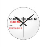 55th st pullman  mi   Wall Clocks