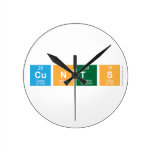 CUNTS  Wall Clocks