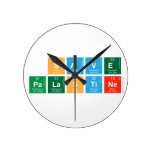 SAVE 
 PALASTINE  Wall Clocks