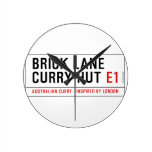 Brick Lane  Curry Hut  Wall Clocks