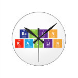 Ba|l|li|n
 R|a|llin  Wall Clocks