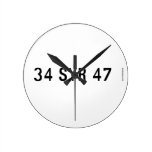 34 SYR 47  Wall Clocks