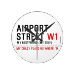 AIRPORT Street  Wall Clocks