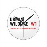 URBAN WILDLIFE   Wall Clocks